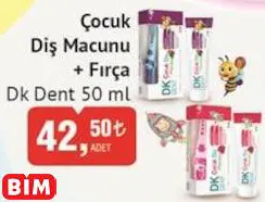 DK DENT ÇOCUK DİŞ MACUNU + FIRÇA